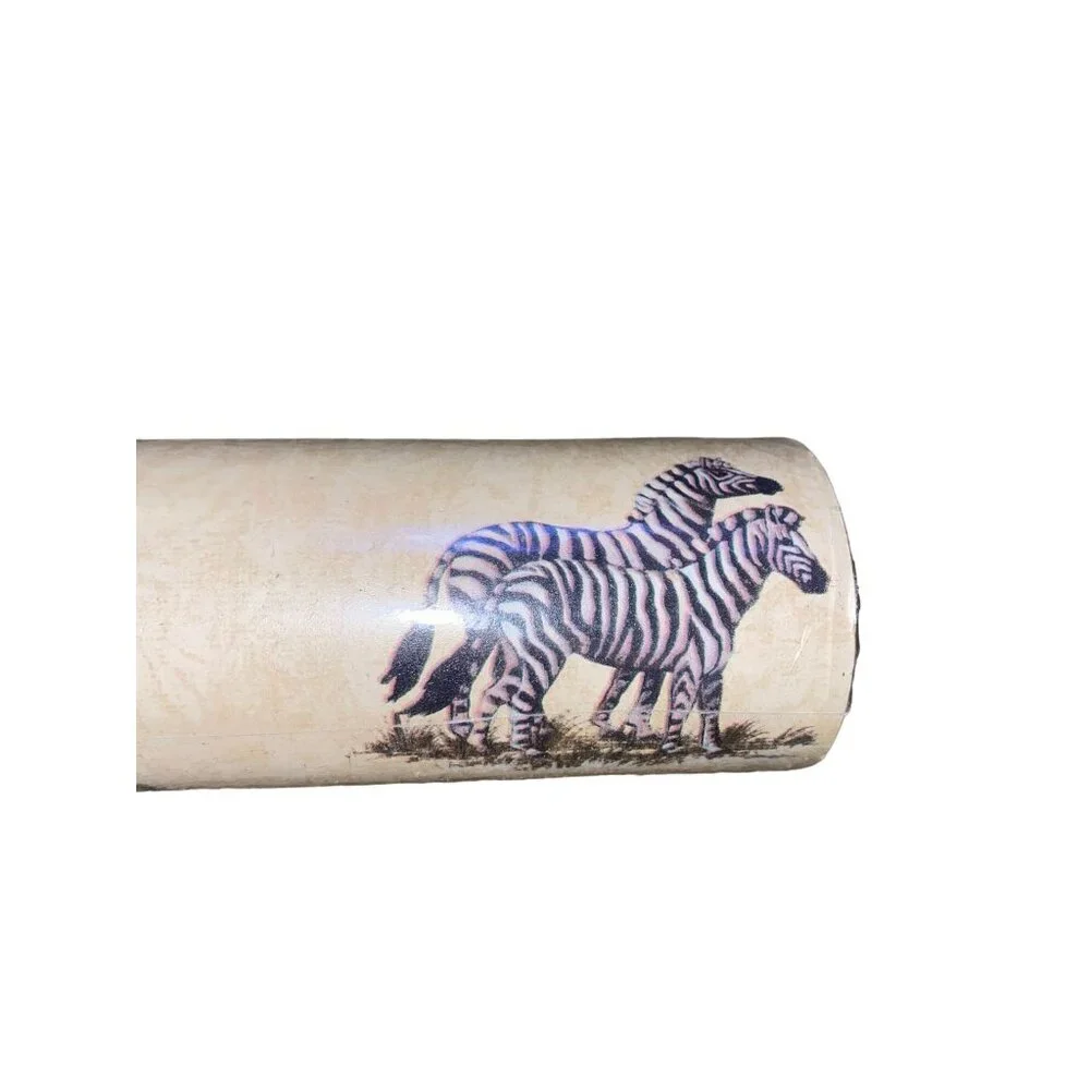 Brownstone Wallcoverings 2 Bolts NEW Wallpaper Giraffes Zebras Cows Trees Doves
